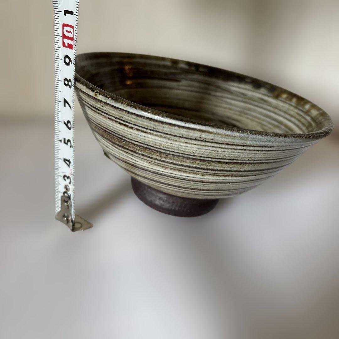 作家お茶碗　刷毛目　奥田康博