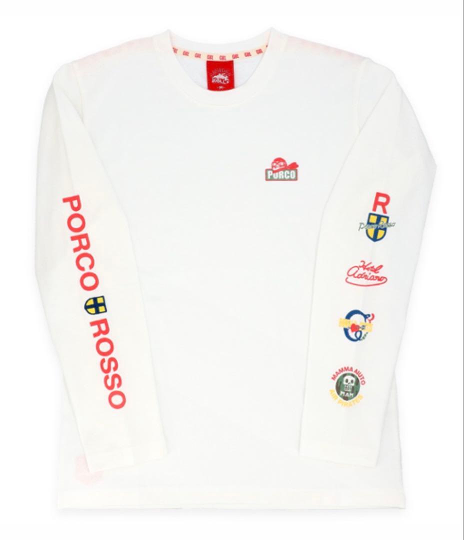 紅の豚　ロングスリーブTシャツ ポルコ　男女兼用　どんぐり共和国　GBL ジブリ