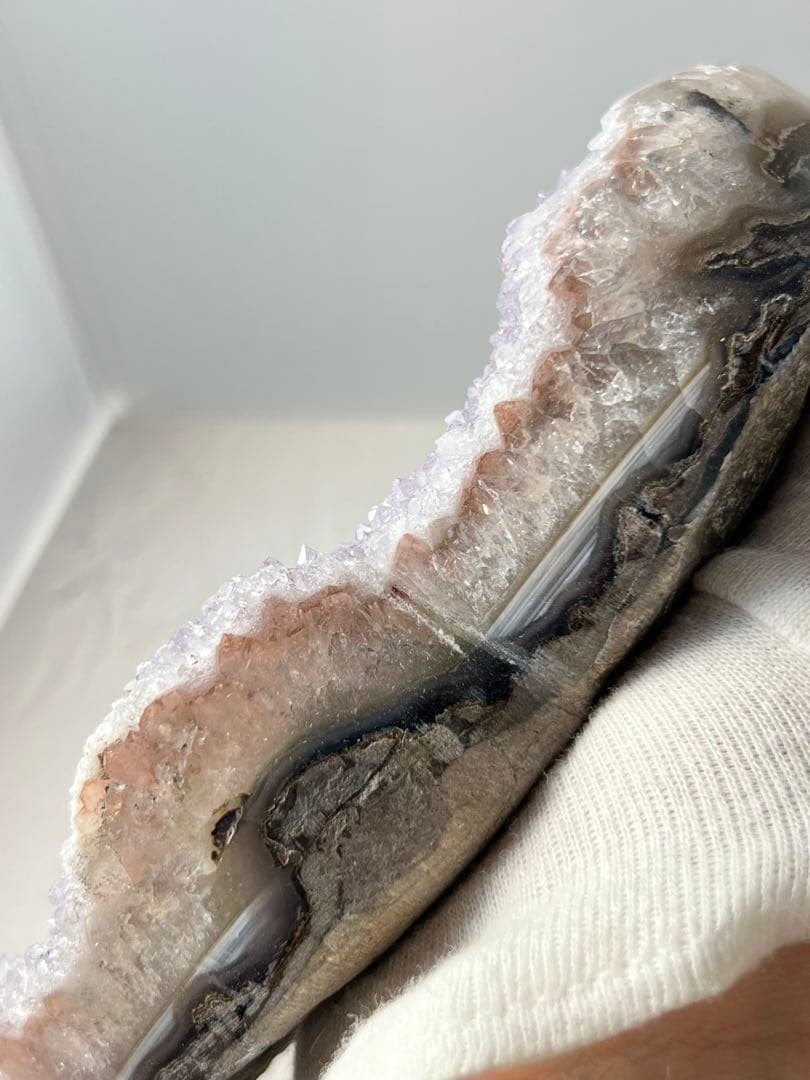 天然石 秘蔵品 美品 レア ピンクアメジストビッグハート