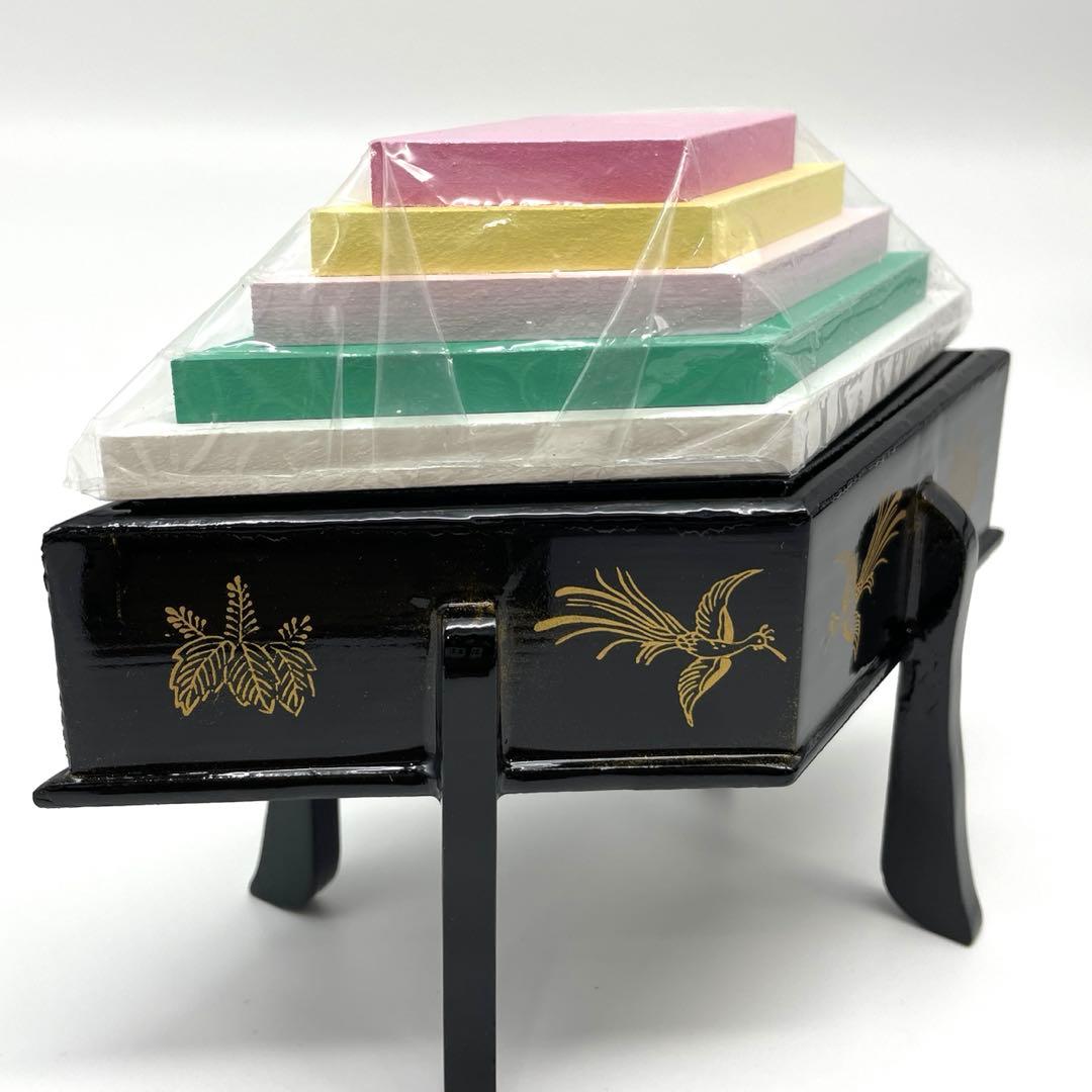 雛人形　桃の節句　雛道具鳳凰菱高三宝揃40号