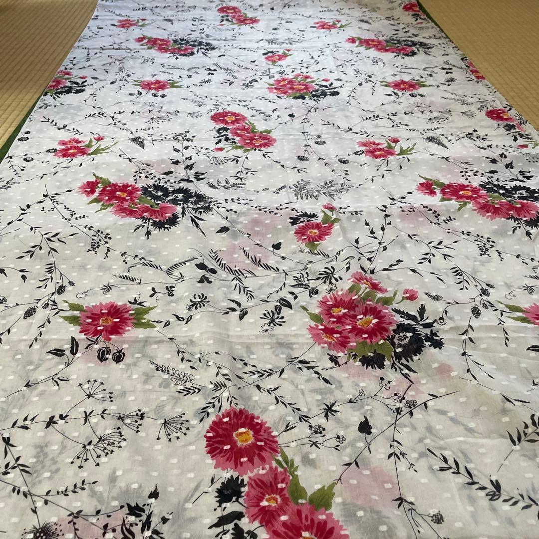 花柄布地　マギー　フランス製