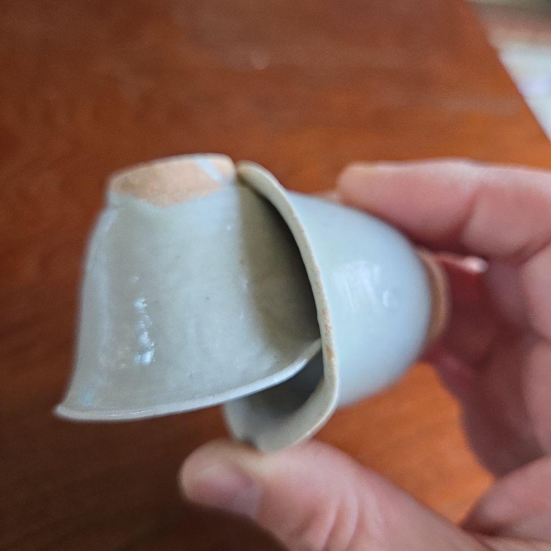 初期伊万里白磁くっつき盃