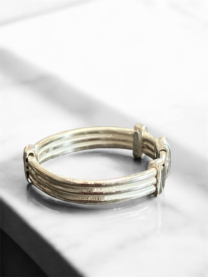 ハンドメイド　シルバーリング 11号 Charch jewelry
