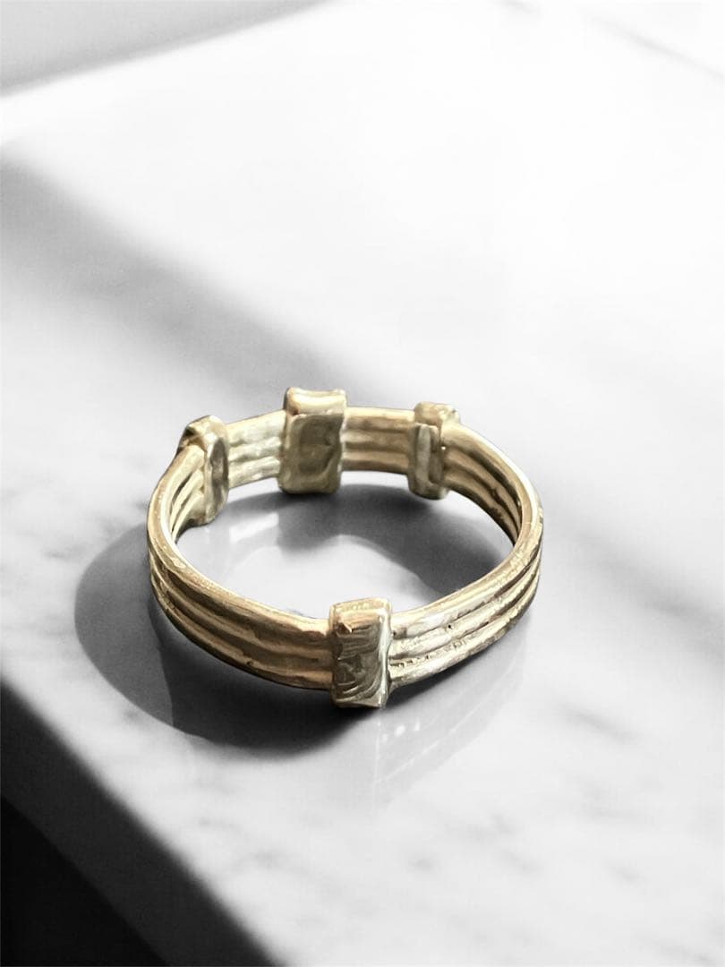 ハンドメイド　シルバーリング 11号 Charch jewelry