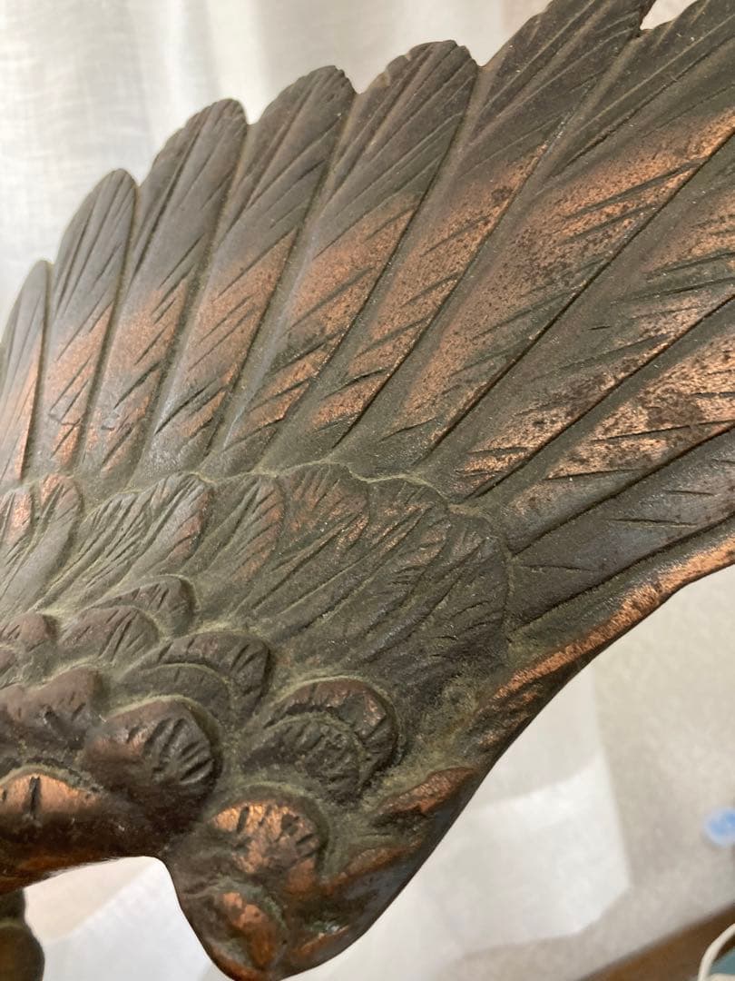 置物　親子　鷹　飛翔　縁起物　開運　招福