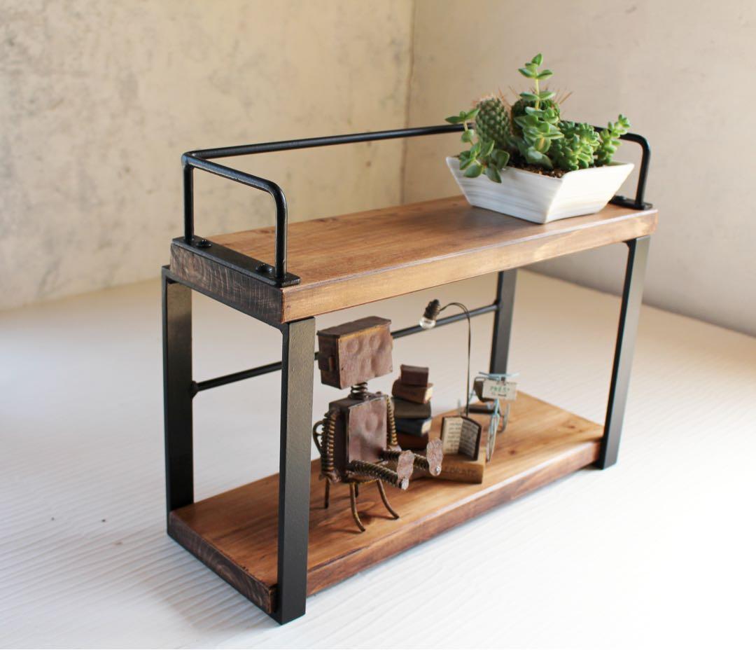 アイアンスパイスラック・調味料棚・幅35cm