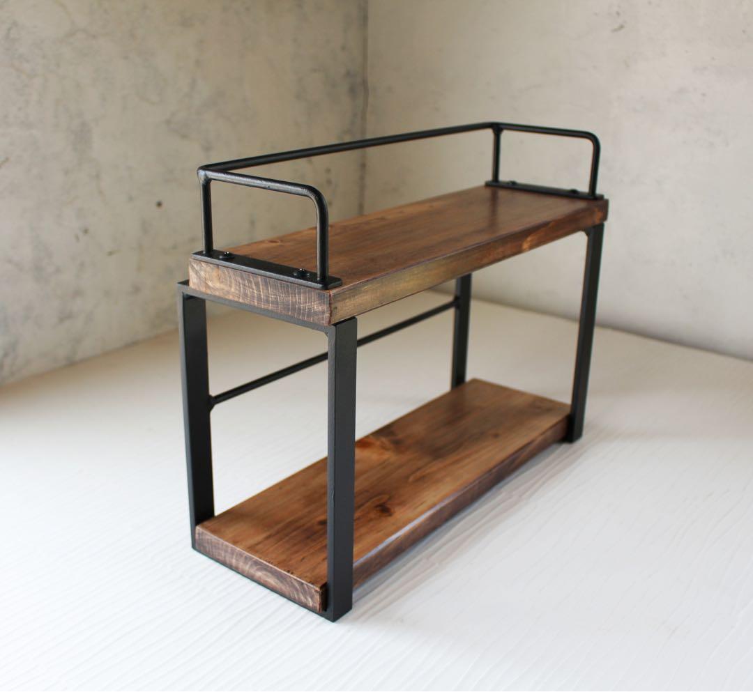 アイアンスパイスラック・調味料棚・幅35cm