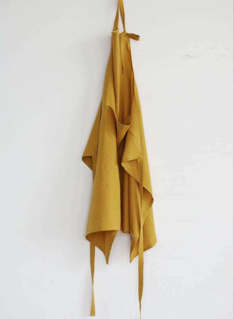 Cloth & Cross リネン タブリエエプロン クロス＆クロス