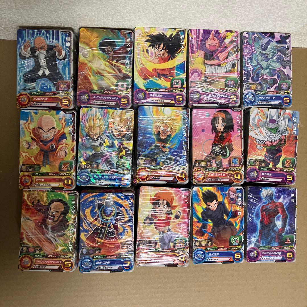 スーパードラゴンボールヒーローズ　傷ありカード3000枚以上まとめ売り