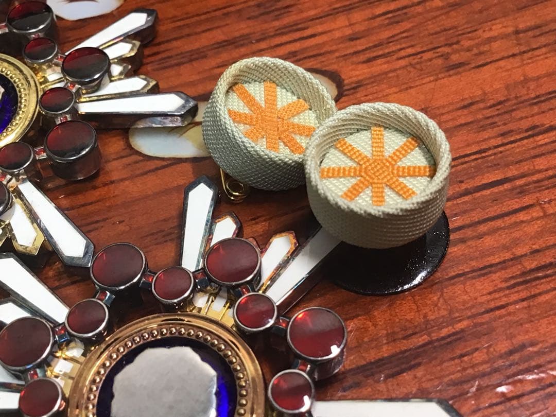 勲章 勲五等瑞宝章 男性用/女性用 旧日本軍 まとめて2点セット 略綬 共箱付き