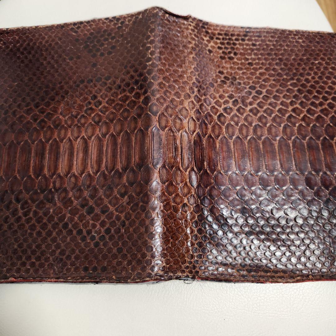 20穴用ルーズリーフバインダーカバーヘビ革（本革）