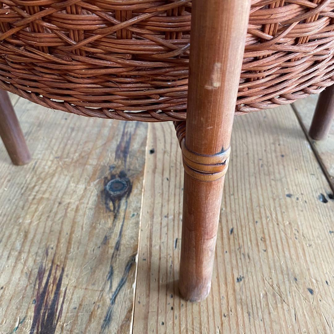 2点セット カゴ棚 マガジンラック レトロ z969