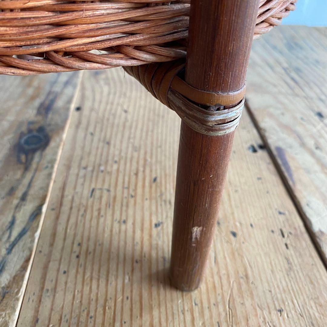 2点セット カゴ棚 マガジンラック レトロ z969