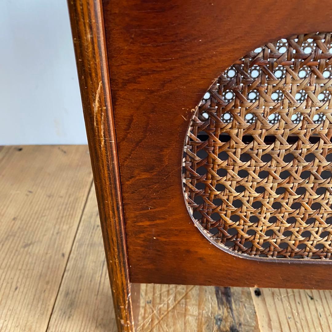 2点セット カゴ棚 マガジンラック レトロ z969