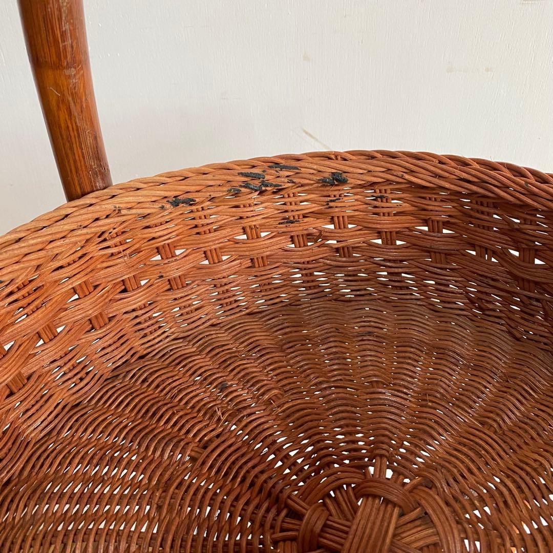 2点セット カゴ棚 マガジンラック レトロ z969