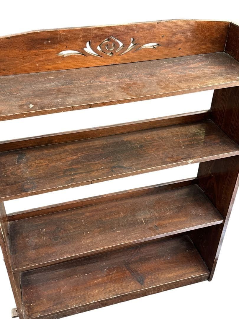 楔　オープンラック　古道具　アンティーク　昭和レトロ