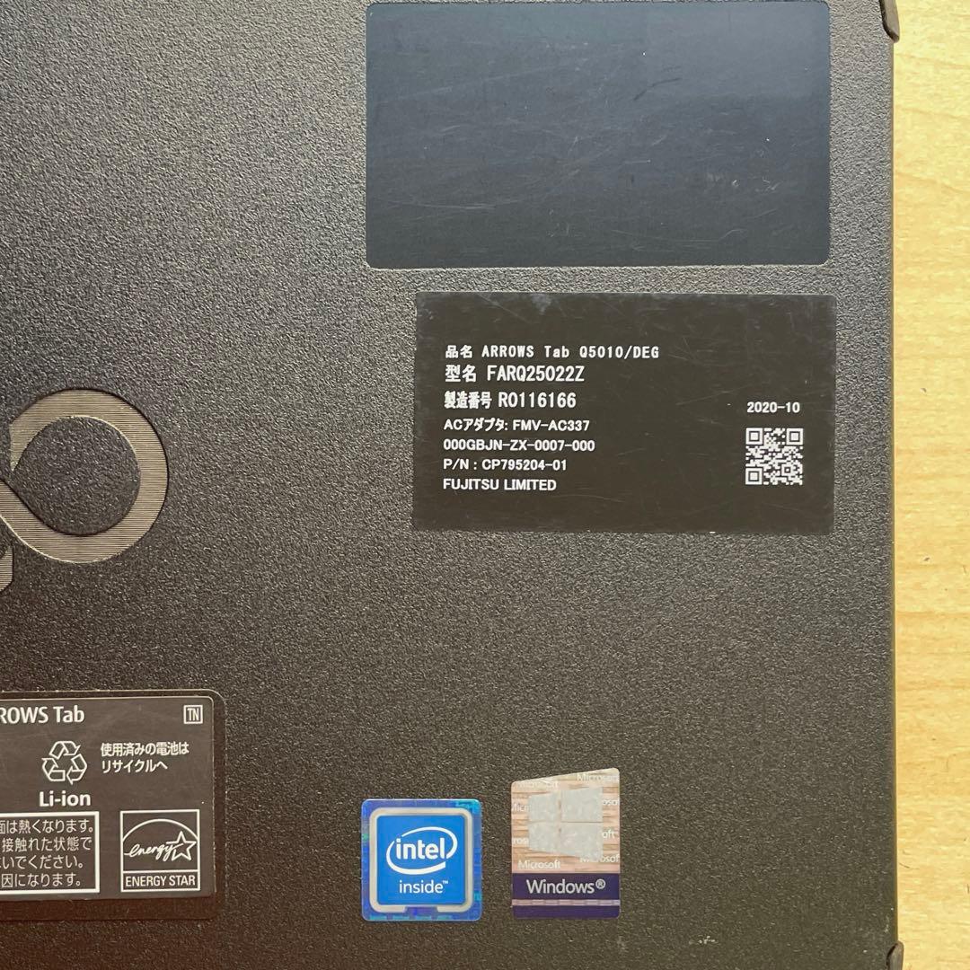 ARROWS Tab Q5010/DEG Celeron 128GB 美品 #9