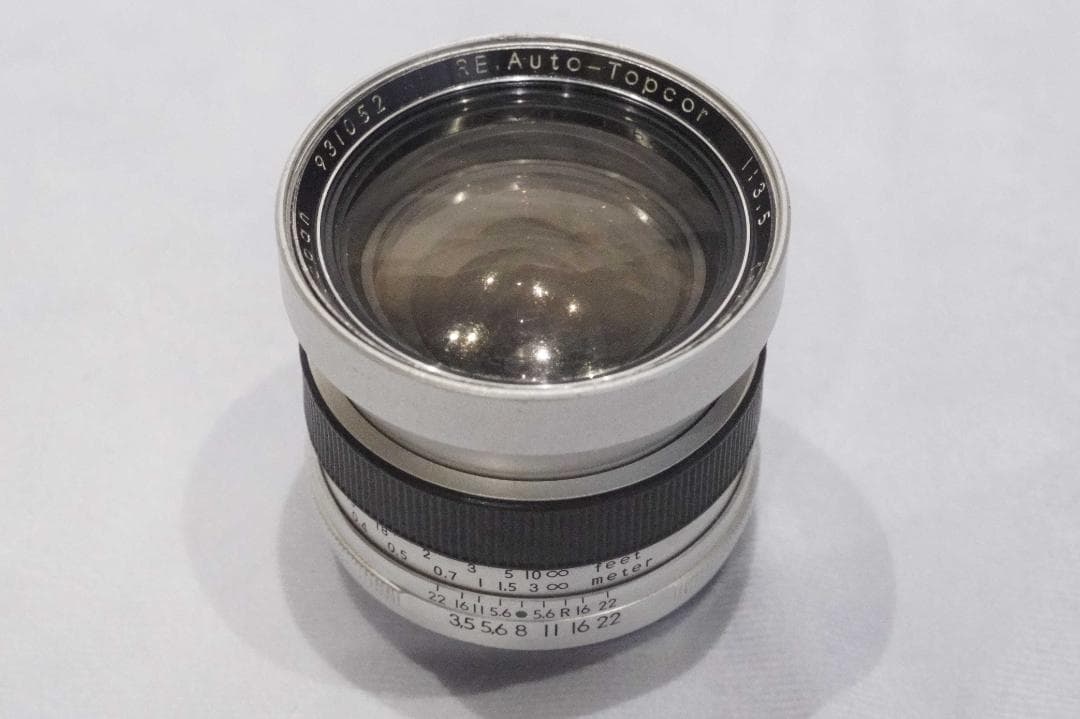REオートトプコール25mm f/3.5　希少なインナーUVフィルターつき