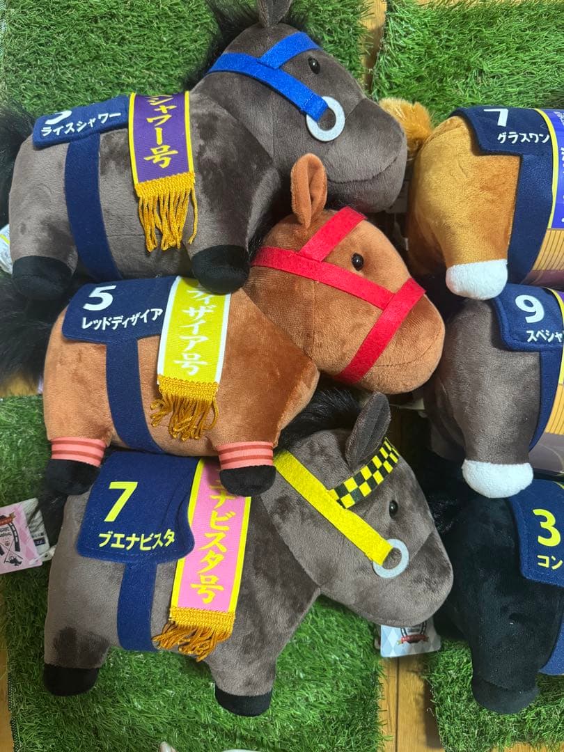 サラブレッドコレクション 競馬 ぬいぐるみ 6体セット ファンファーレ付き