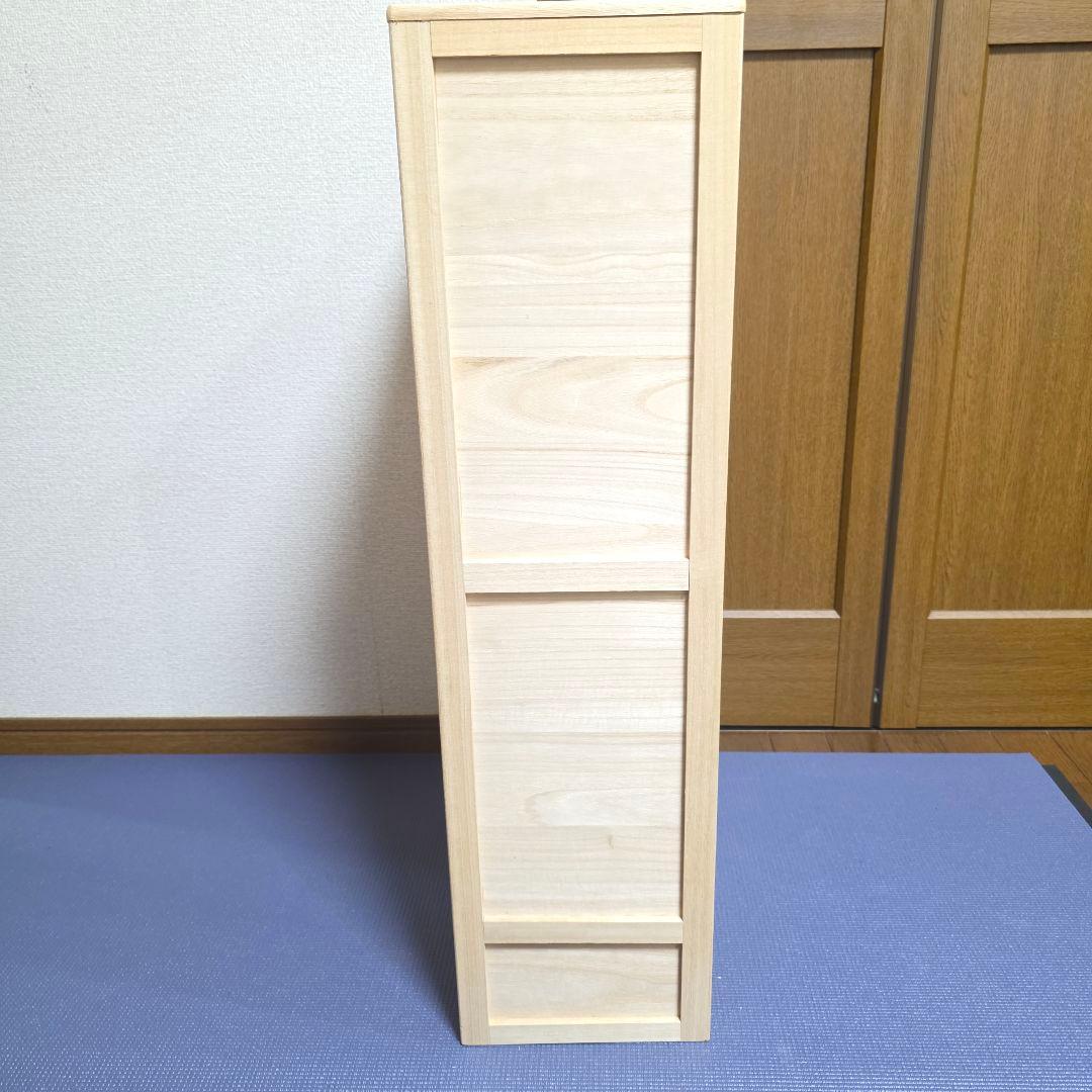 366【ほぼ未使用】竹本木箱店 米蔵 米びつ 桐製 ライスストッカー 30kg