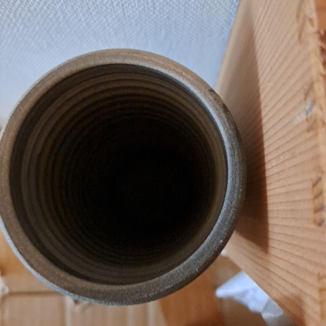 グラデーション陶器花瓶（専用箱付き）立井清人（治甫窯）