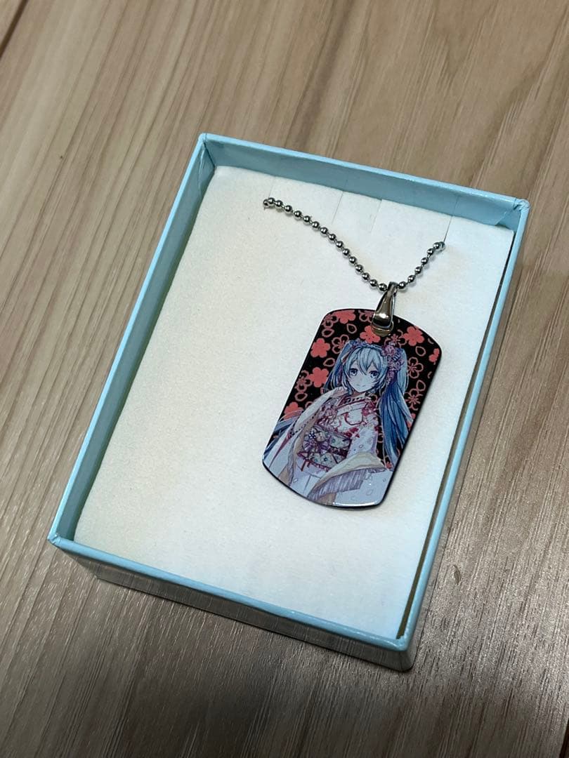 初音ミク　蒔絵タグプレート