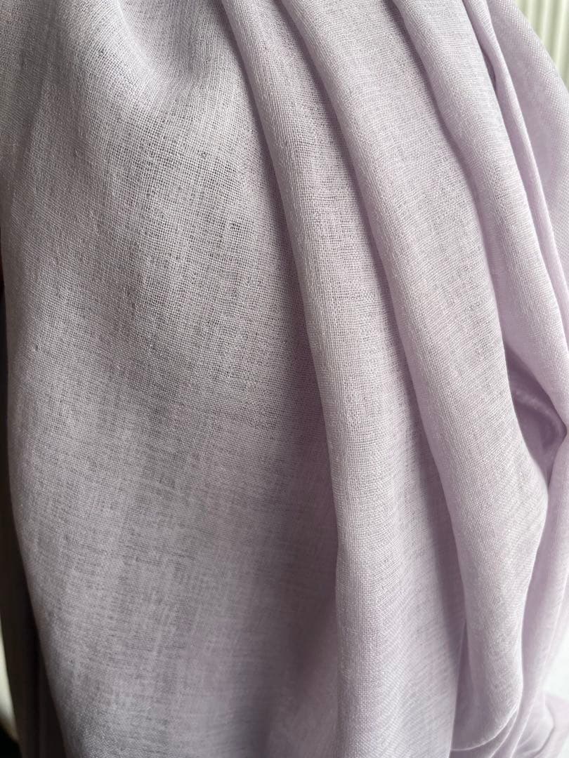 薄紫色 UVカット レースカーテン