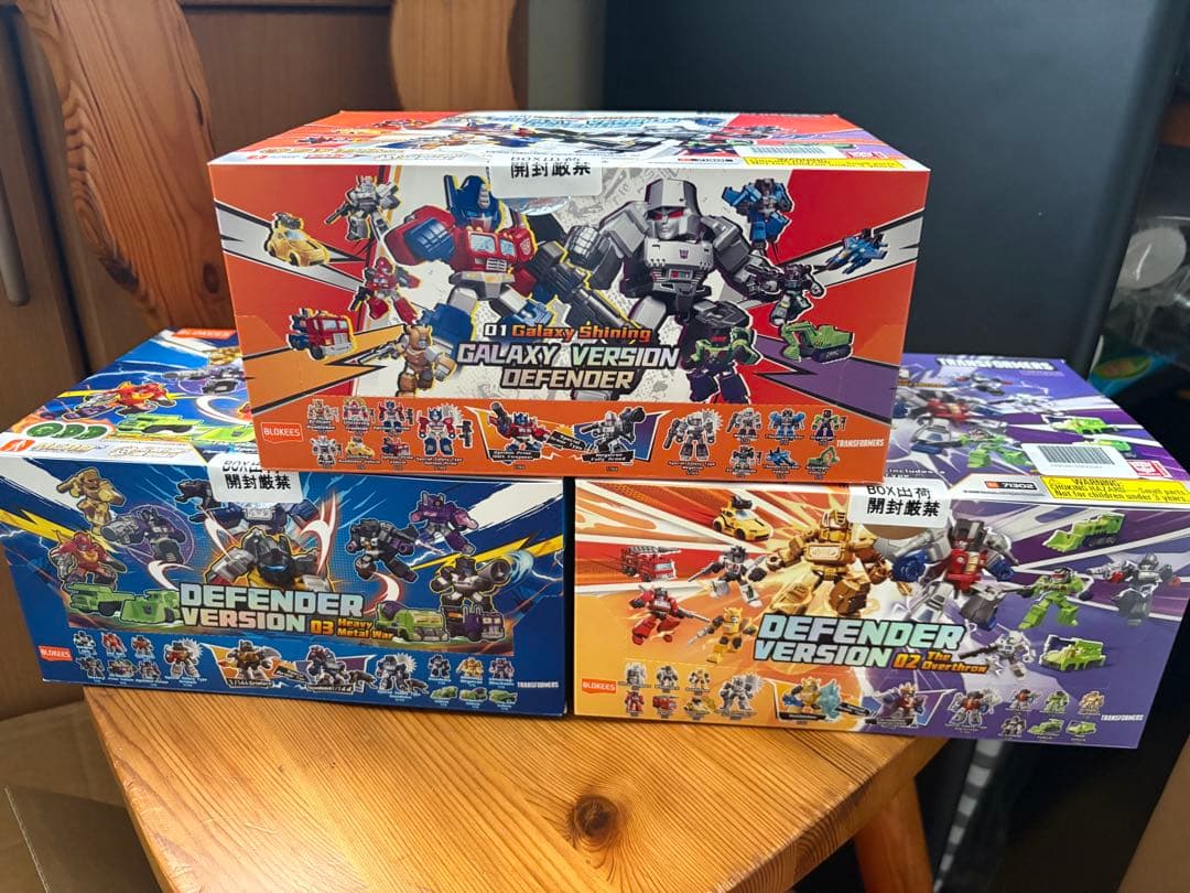 トランスフォーマー ブロッキーズ ディフェンダー Vol.1~3 BOX1箱ずつ