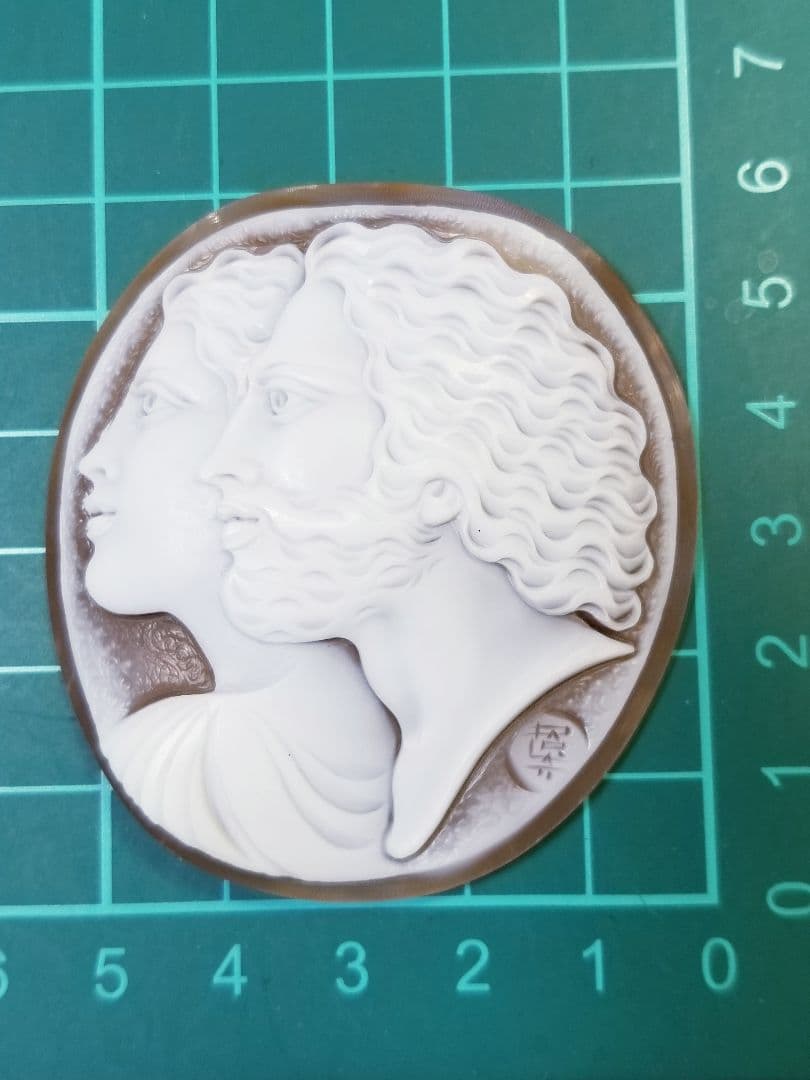 KS-212 【カルロ・パルラーティ作】天然シェルカメオルース