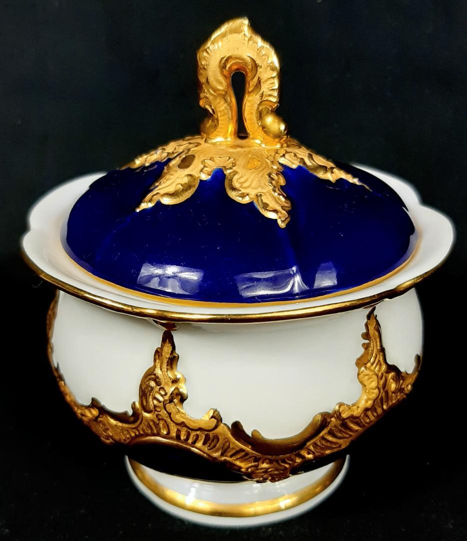 最高級24金マイセン グランツゴールドBフォーム定価68万円4点大型超美品1級品