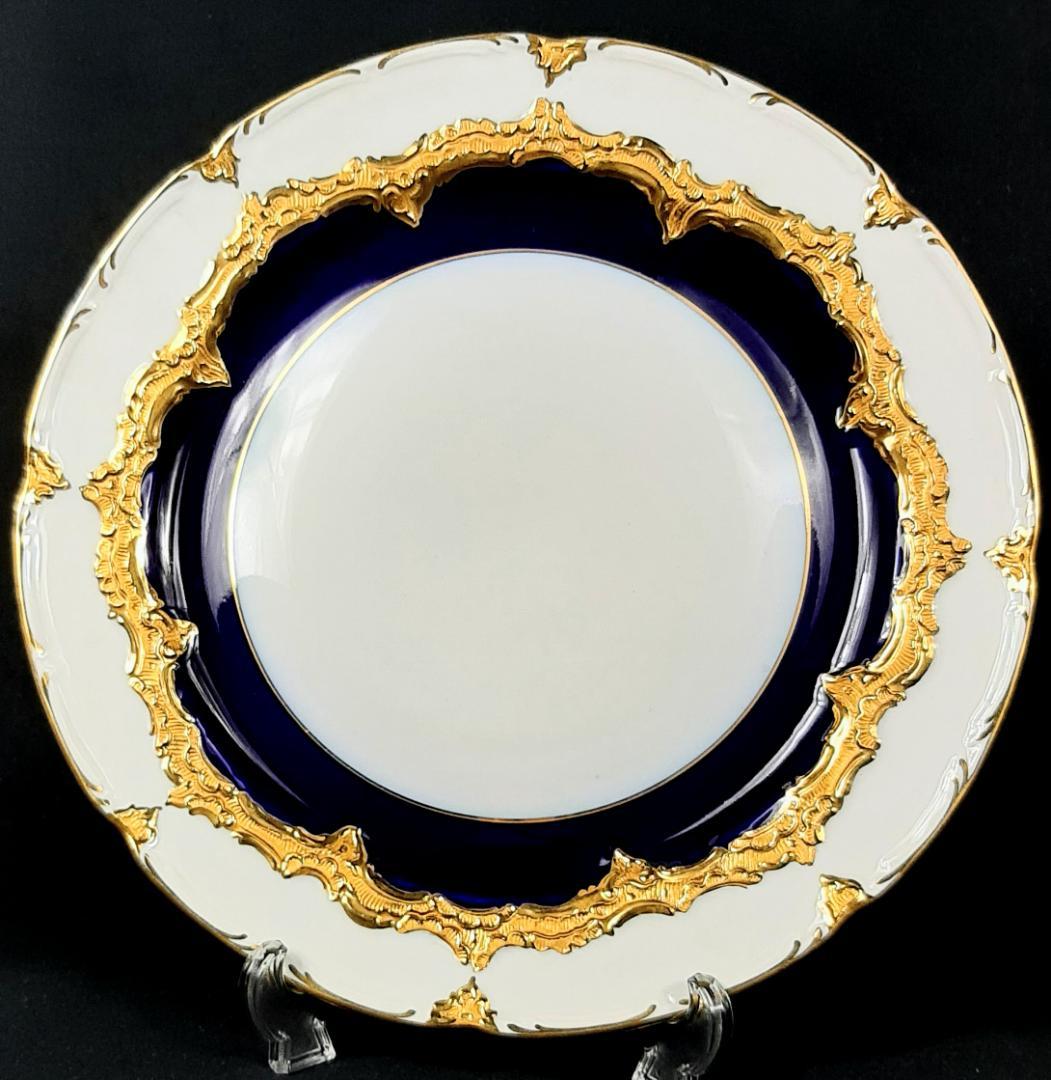 最高級24金マイセン グランツゴールドBフォーム定価68万円4点大型超美品1級品