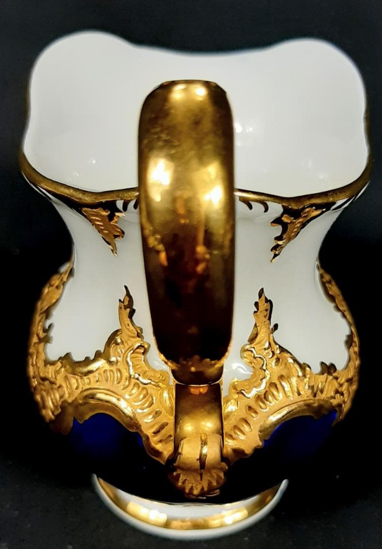 最高級24金マイセン グランツゴールドBフォーム定価68万円4点大型超美品1級品