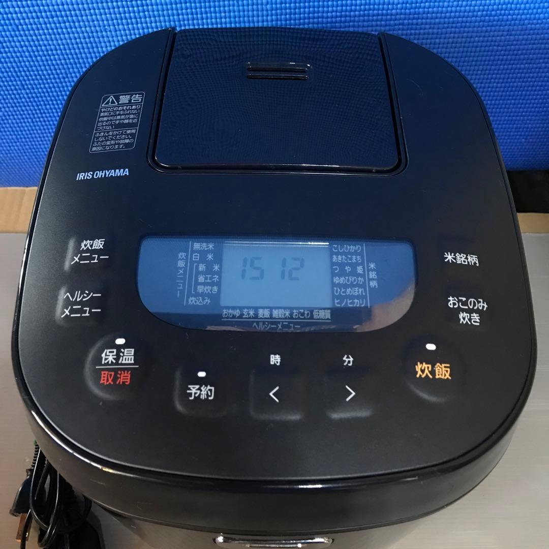 アイリスオーヤマ RC-ME10-B ジャー炊飯器 ブラック 10合 1.8 L