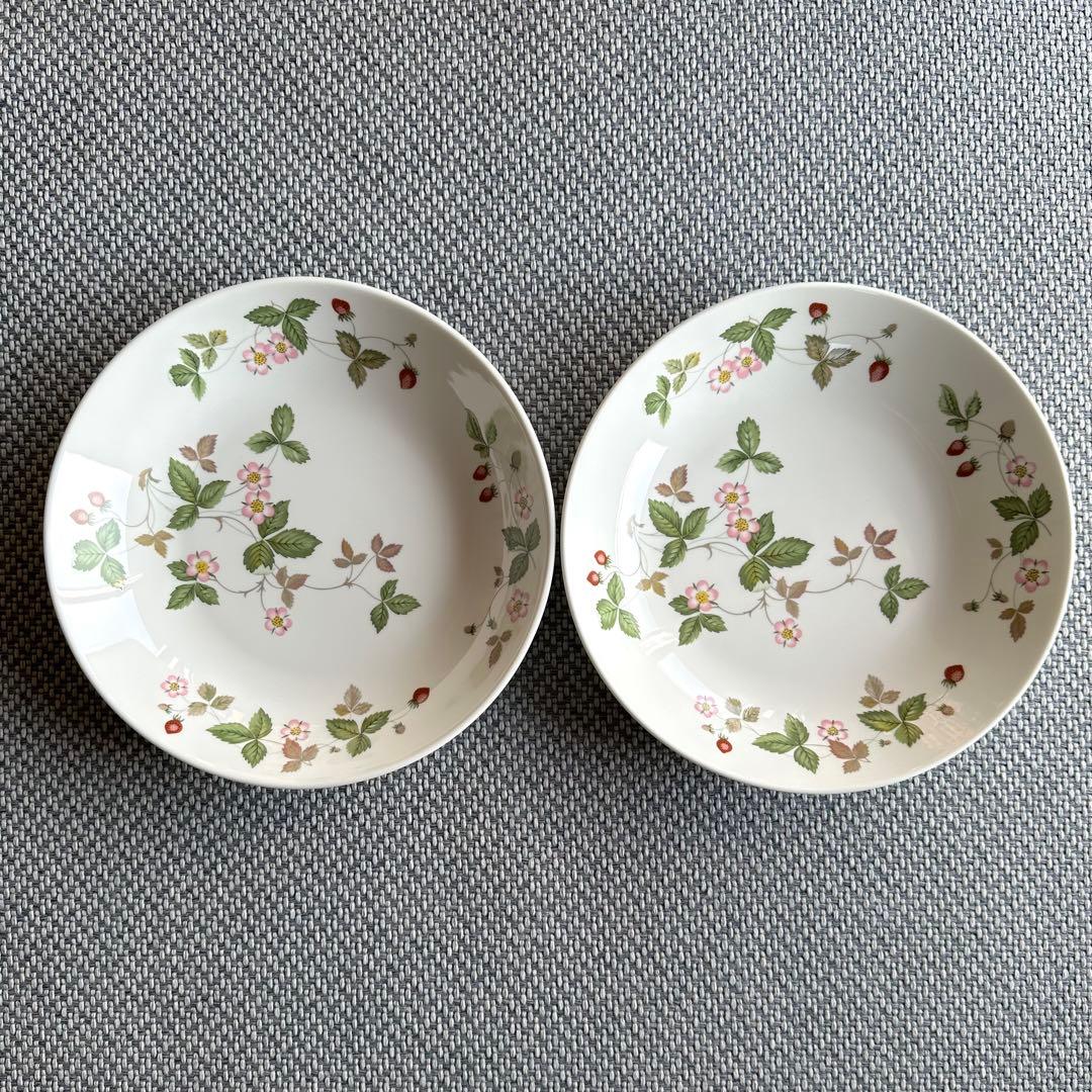 ワイルドストロベリー カジュアル ボウル 20㎝ ペア