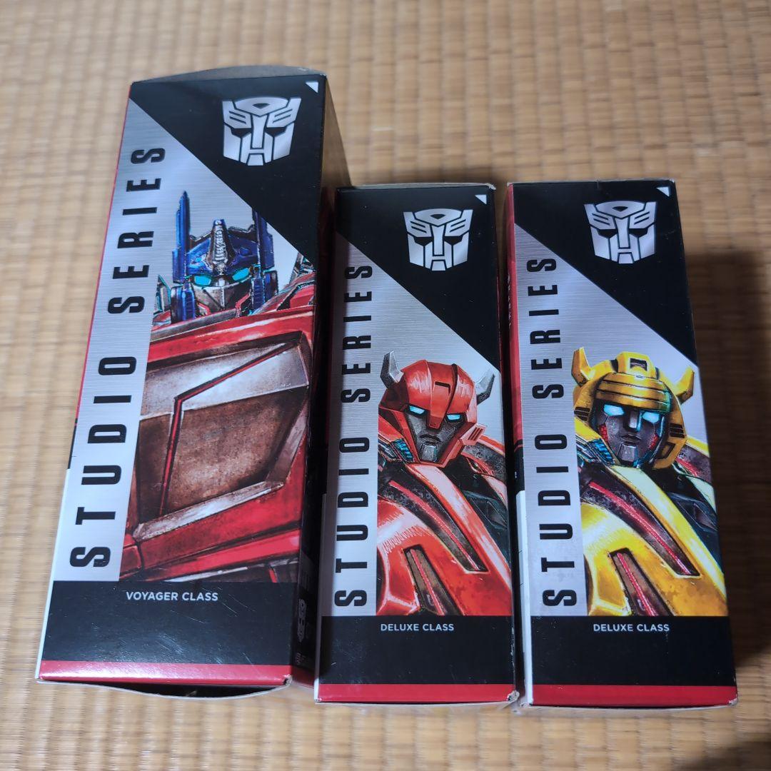 オプティマスプライム、クリフジャンパー、バンブルビーのセット