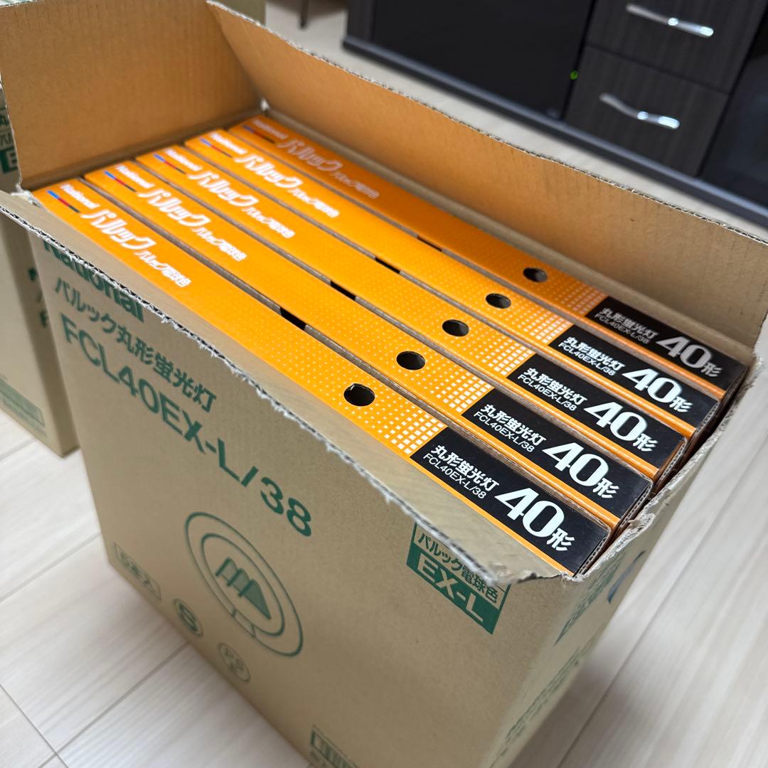 National FCL40EX-L/38 蛍光灯 5本入を２箱とバラ３本
