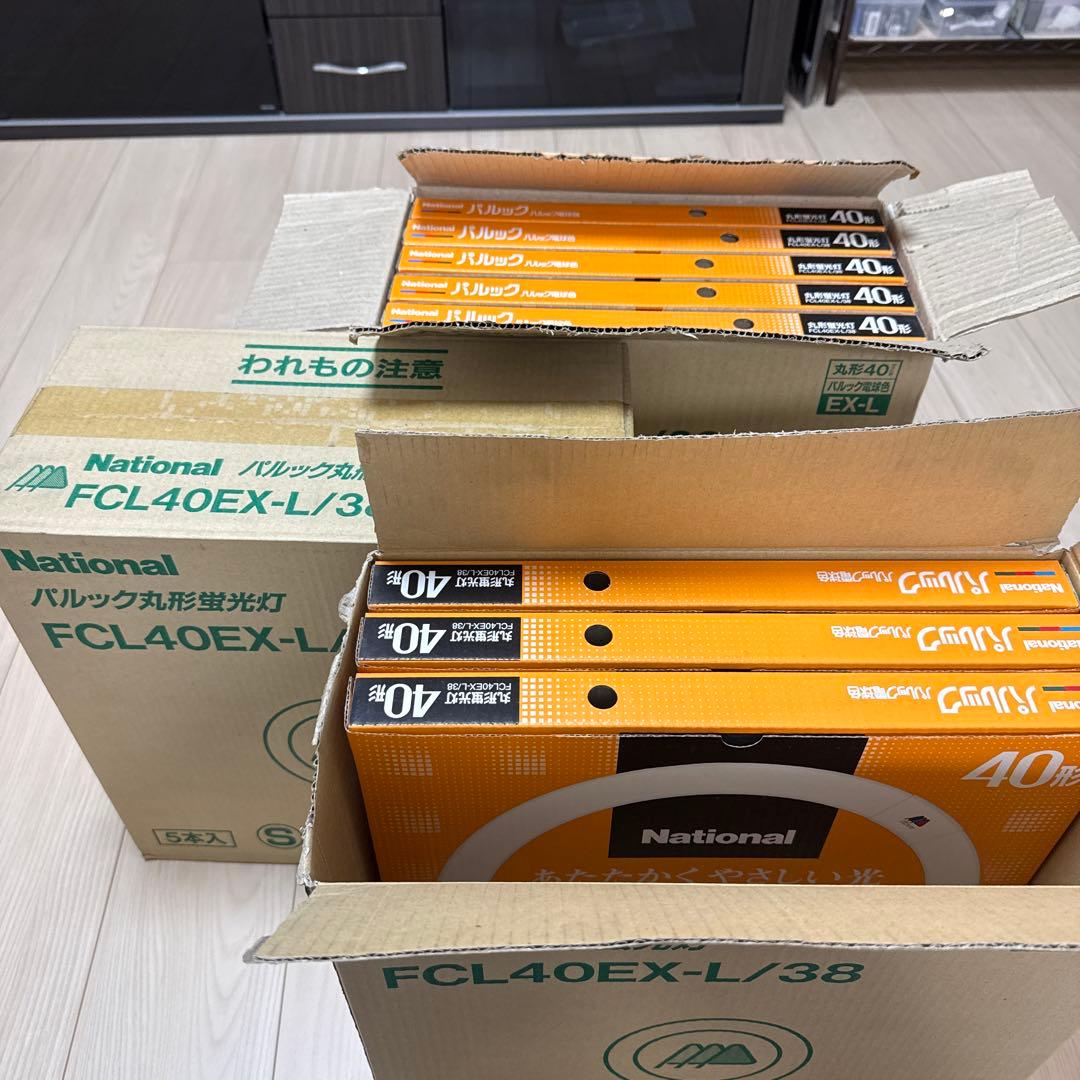 National FCL40EX-L/38 蛍光灯 5本入を２箱とバラ３本