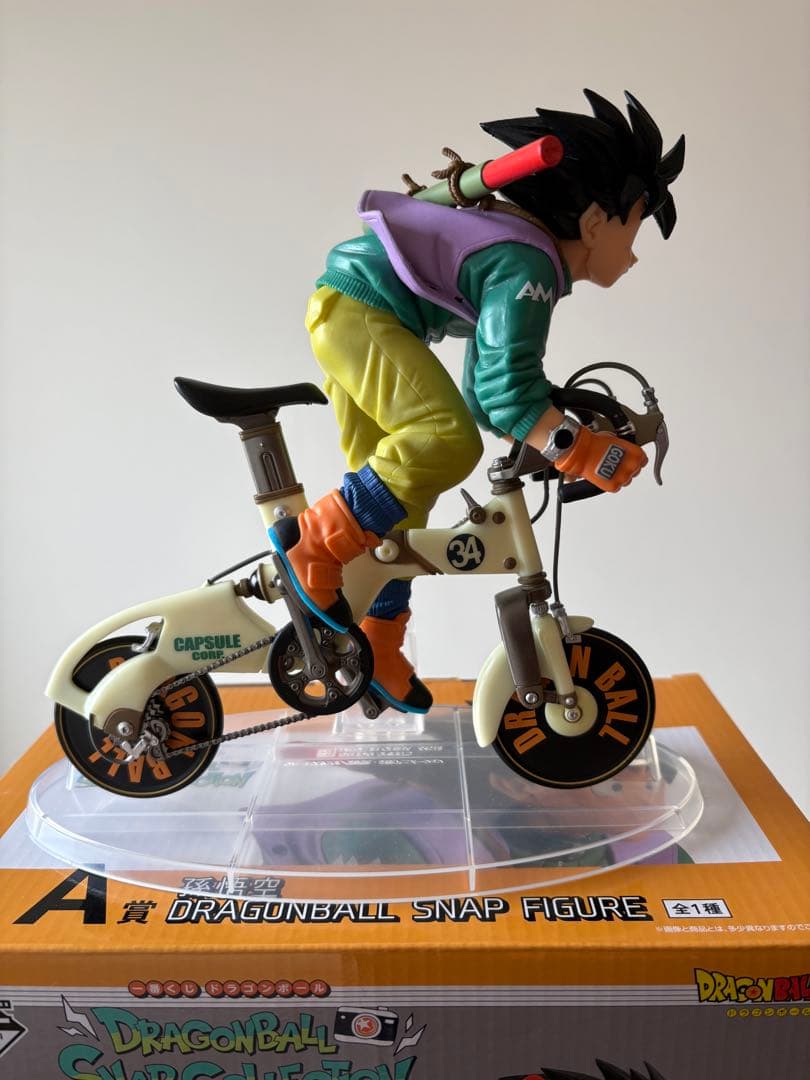 一番くじ　ドラゴンボール　A賞　スナップコレクション　孫悟空　自転車