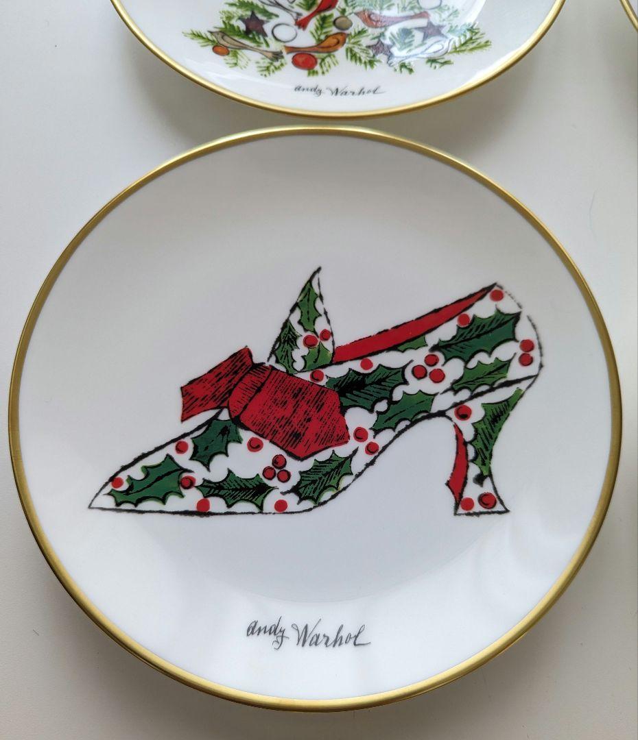 ティファニー プレート アンディ・ウォーホル クリスマス