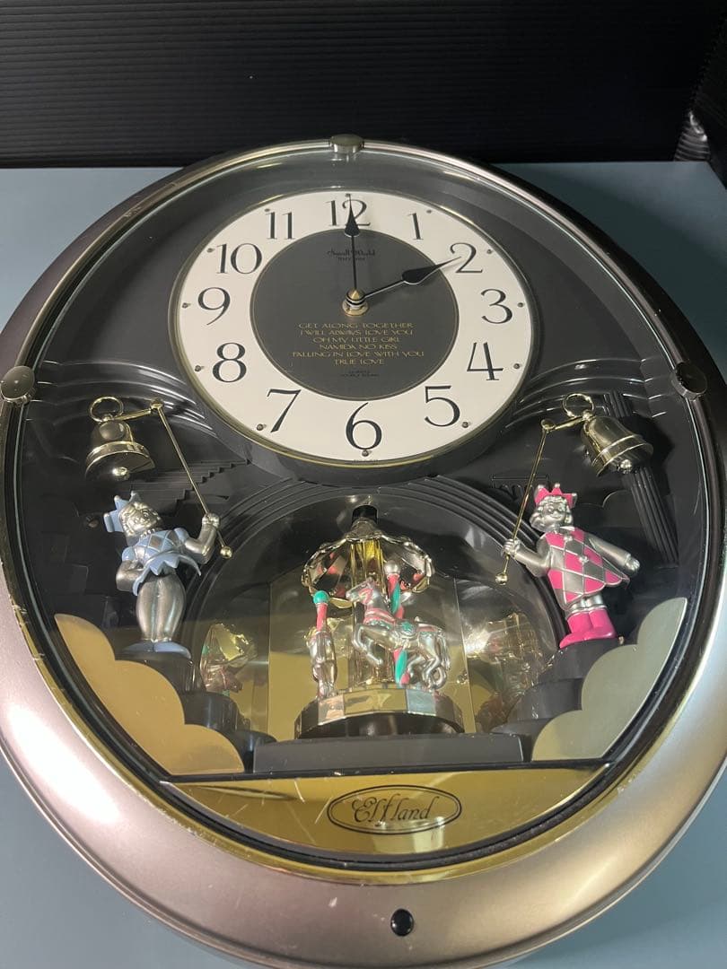 希少モデルスモールワールド エルフランド 掛時計4MH710