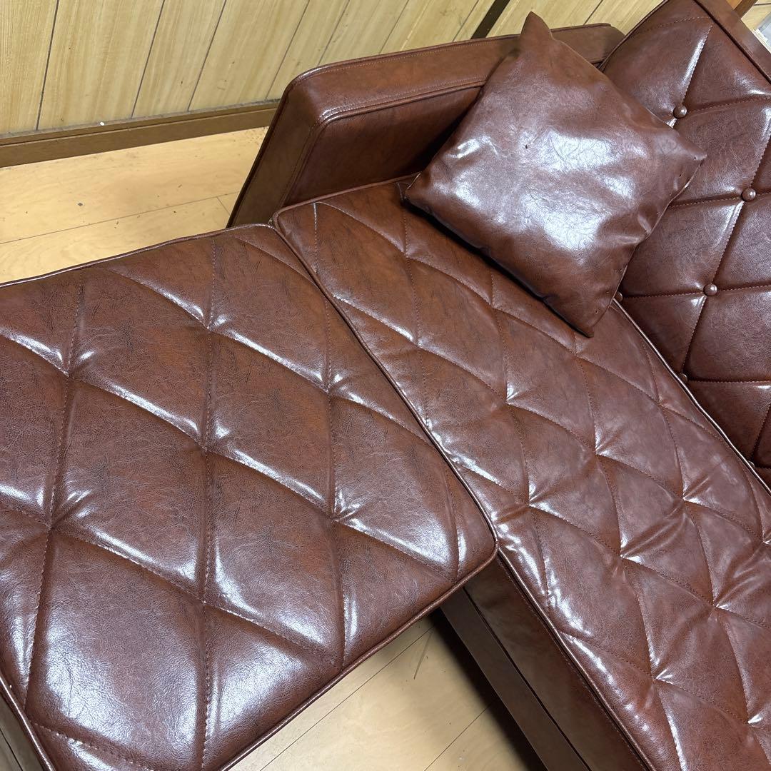 ☆オシャレソファ　オットマン付き