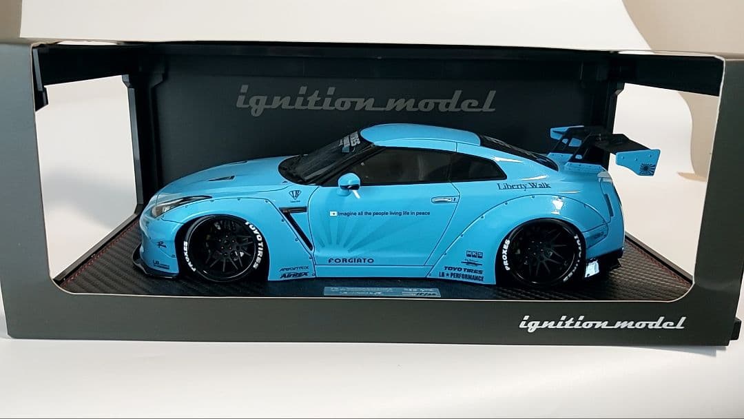 イグニッションモデル LB LBWK リバティウォークR35 GT-R 1/18
