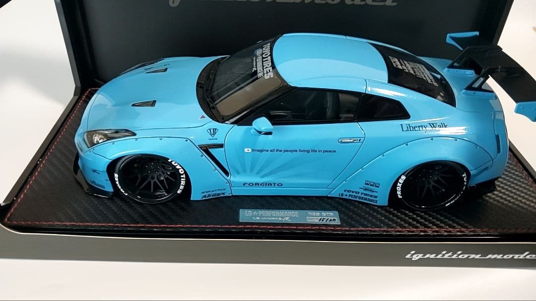 イグニッションモデル LB LBWK リバティウォークR35 GT-R 1/18
