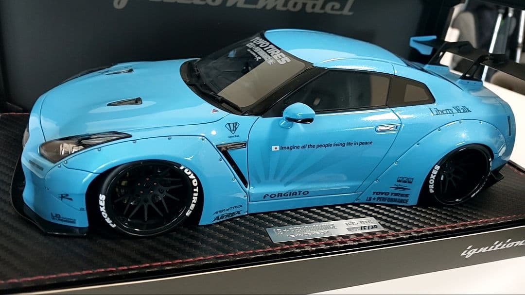 イグニッションモデル LB LBWK リバティウォークR35 GT-R 1/18