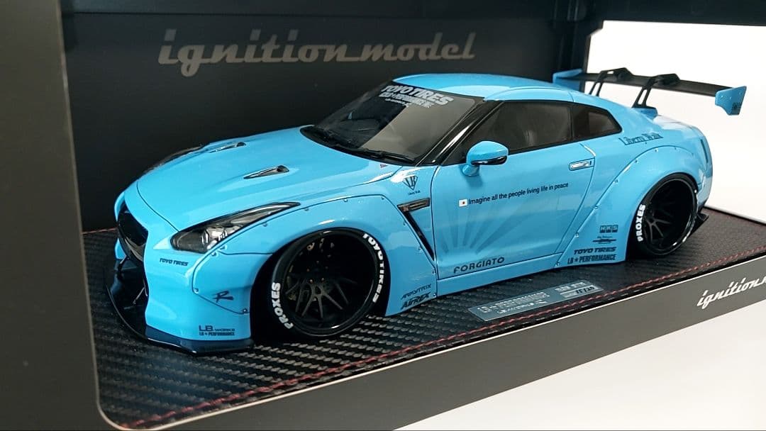 イグニッションモデル LB LBWK リバティウォークR35 GT-R 1/18