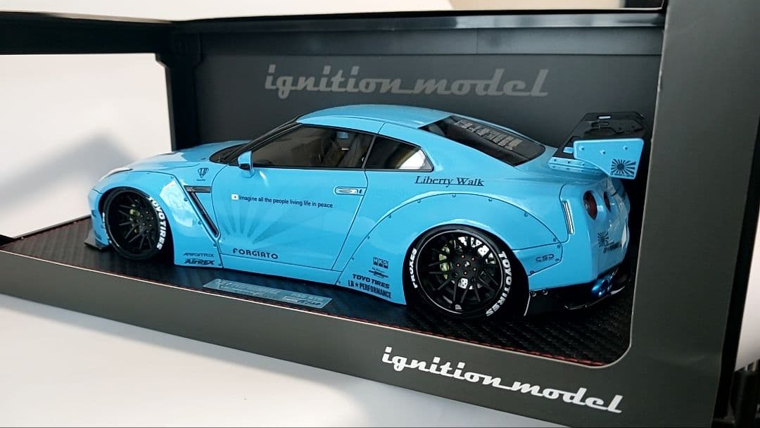 イグニッションモデル LB LBWK リバティウォークR35 GT-R 1/18