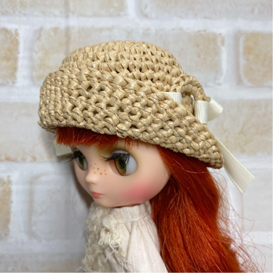 ミディブライス♥︎ロールアップブリム2wayアレンジ麦わら帽♥︎オフホワイト