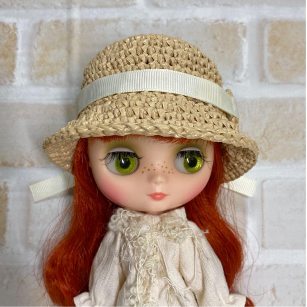 ミディブライス♥︎ロールアップブリム2wayアレンジ麦わら帽♥︎オフホワイト