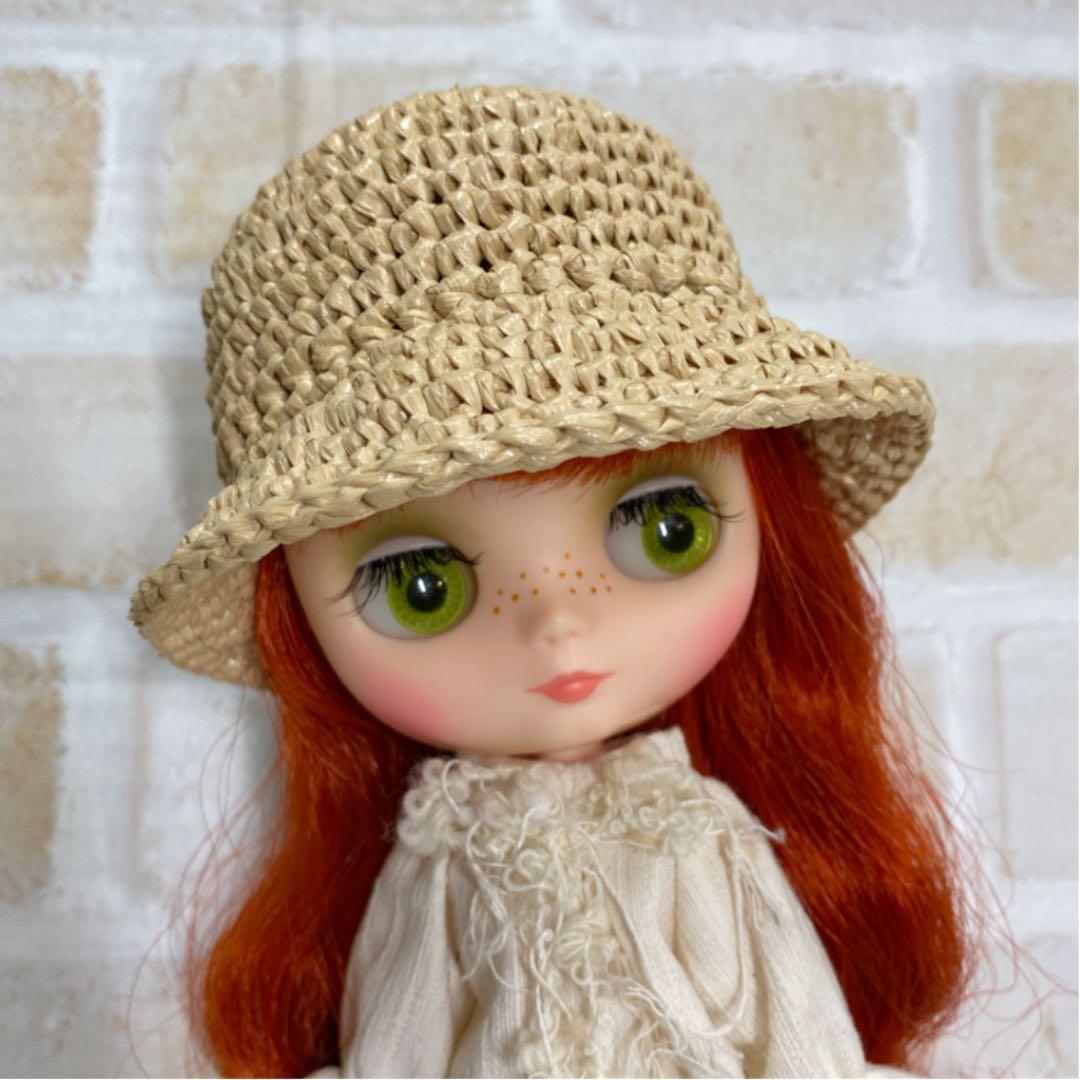 ミディブライス♥︎ロールアップブリム2wayアレンジ麦わら帽♥︎オフホワイト