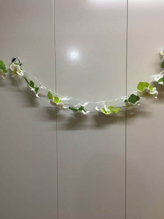 プルメリアランプ　ホワイト